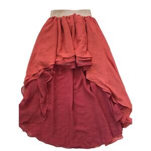 Pleiades Dark Amber Chiffon Skirt